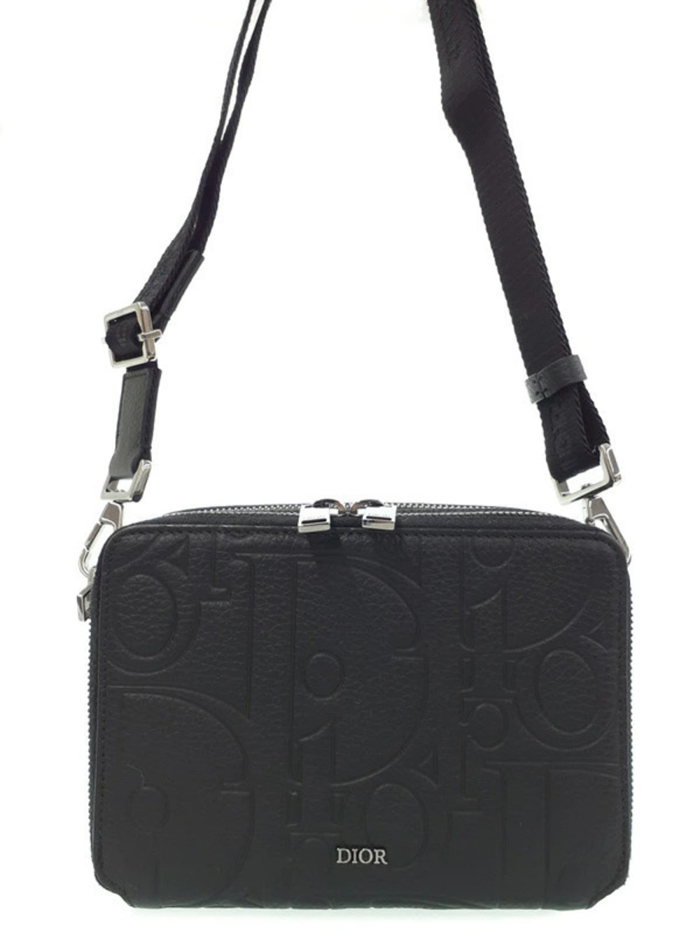Christian Dior Gravity Strap Zip Pouch Clutch Shoulder Bag